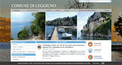 Desktop Screenshot of comune.leggiuno.va.it